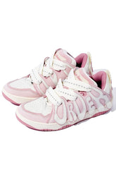 Old Order Skater 001 Retro Sneaker Pink - COPPING THREADS - Old Order